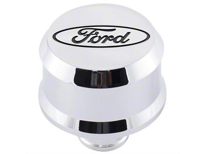 Ford Performance Slant Edge Breather - Chrome - 302-439