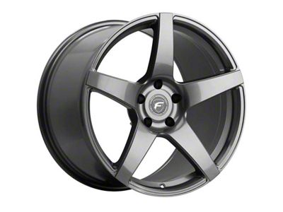 Forgestar CF5 Gloss Anthracite Wheel; 20x11; 56mm Offset; 5x114.3mm Bolt Pattern; 72.56mm Hub Bore