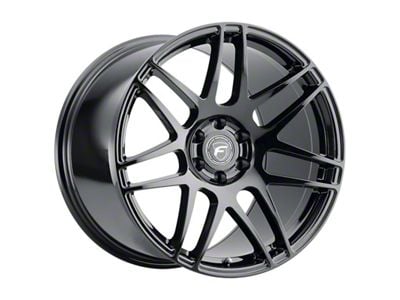 Forgestar F14 Gloss Black Wheel; 18x9; 35mm Offset; 5x114.3mm Bolt Pattern; 72.56mm Hub Bore