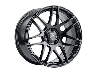 Forgestar F14 Gloss Black Wheel; 19x9.5; 49mm Offset; 5x120.65mm Bolt Pattern; 70.30mm Hub Bore