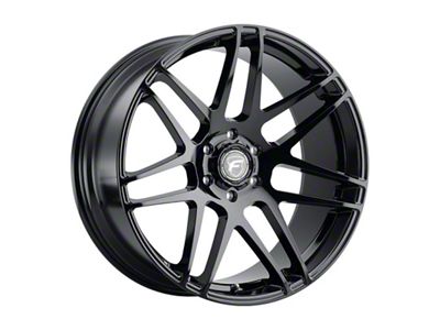 Forgestar X14 Gloss Black Wheel; 22x10; 30mm Offset; 6x139.7mm Bolt Pattern; 106.10mm Hub Bore