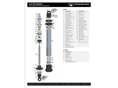 FOX Reducer 0.400 Ilg Dia. 0.630 ID Dia. 0.1.400 OD - 213-01-267