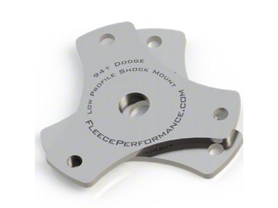 Fleece Performance 2500 and 3500 Low Profile Shock Mounts - FPE-LPSM