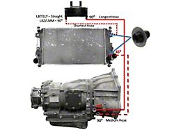Fleece Performance 06-10 GM Duramax 6.6L LBZ/LMM Allison Transmission Cooler - TL-LBZ-LMM