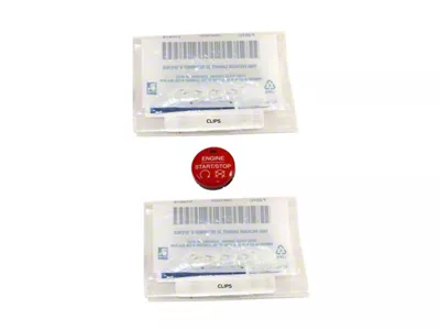 Ford Performance 15-17 Mustang Red Starter Button Installation Kit - M-10B776-MR