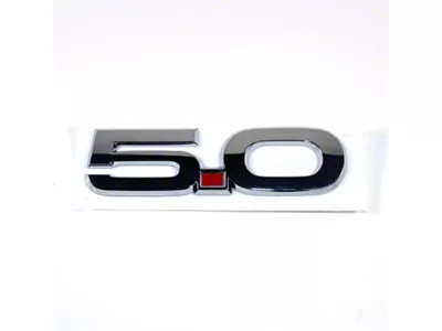 Ford Performance 15-17 Mustang 5.0L Fender Emblem Chrome - M-1447-M50A