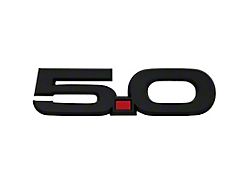Ford Performance 15-17 Mustang 5.0L Fender Emblem Black - M-1447-M50AB