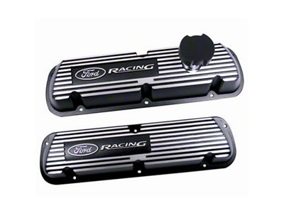 Ford Performance Black Satin Valve Covers Racing EFI - M-6000-J302R