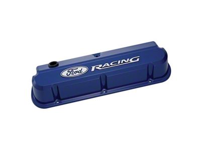 Ford Performance 289-351 Slant Edge Blue Valve Cover - 302-136