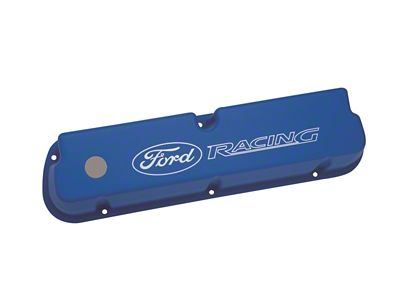 Ford Performance Blue Satin Valve Covers - M-6582-LE302BL