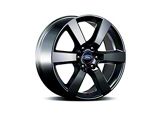 Ford Performance Six Spoke Matte Black Wheel; 20x8.5; 44mm Offset; 6x135mm Bolt Pattern; 87.10mm Hub Bore