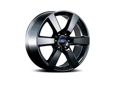 Ford Performance Six Spoke Matte Black Wheel; 20x8.5; 44mm Offset; 6x135mm Bolt Pattern; 87.10mm Hub Bore