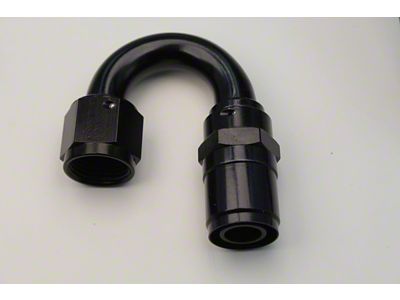 Fragola Performance Systems 10AN Male Rad. Fitting x 180 Race-Rite Crimp-On Hose - 2618010-RAD