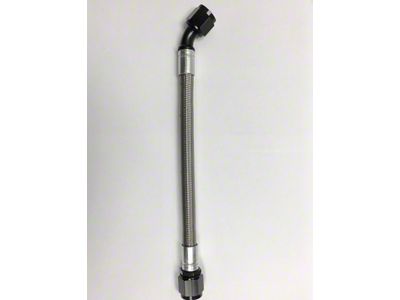 Fragola Performance Systems 10AN PTFE Hose Assembly Straight x 45 Degree 20in - 6010-1-4-20BL