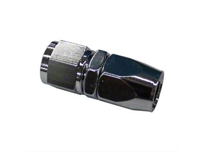 Fragola Performance Systems 10AN Straight Pro-Flow Hose End Chrome - 220110-CH