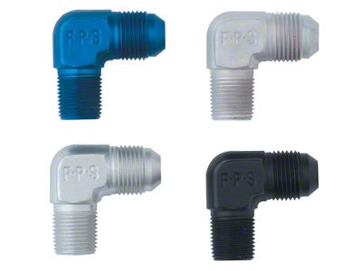 Fragola Performance Systems 10AN x 3/4 NPT 90 Degree Adapter - Black - 482209-BL
