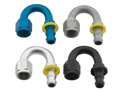 Fragola Performance Systems 12AN Push-Lite End 180 Degree - 218012