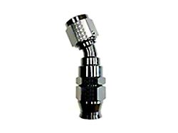 Fragola Performance Systems 12AN Real Street x 30 Degree Hose End Black - 683012-BL