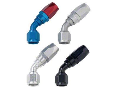 Fragola Performance Systems 16AN x 45 Degree Power Flow Hose End - 104516-BL