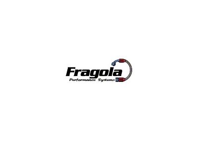 Fragola Performance Systems 2AN Brake Line w/ 3AN Blue Alum Nuts 12in - 290012-BU