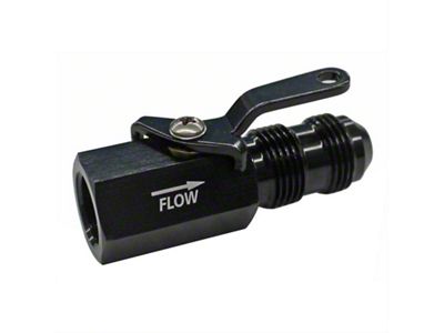 Fragola Performance Systems 3/8in NPT Female Inlet x -8AN Male Outlet On/Off - 961008-BL