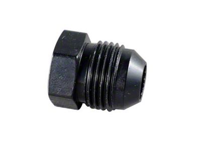 Fragola Performance Systems 3AN Aluminum Flare Plug - Black - 480603-BL