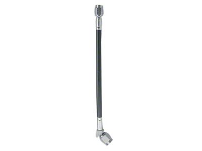 Fragola Performance Systems 3AN Black Covered Assembly Straight x 45 Degree 20in - 342020