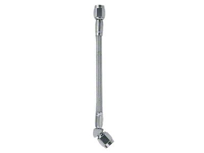 Fragola Performance Systems 3AN Clear Covered Assembly Straight x 45 Degree 10in - 341010