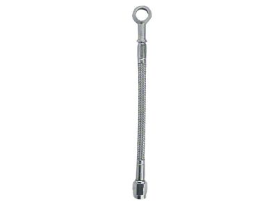 Fragola Performance Systems 3AN Clear Covered Straight x 3/8 x BJO 10in - 331010