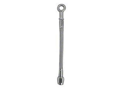 Fragola Performance Systems 3AN Clear Covered Straight x 7/16 BJO 12in - 351012