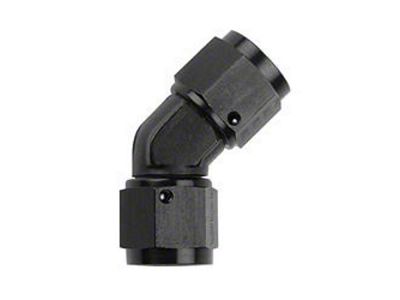Fragola Performance Systems 3AN x 45 Degree Female Coupler - Black - 496203-BL