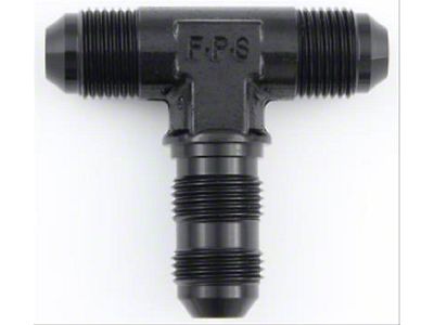 Fragola Performance Systems 4AN Bulkhead Tee - Black - 483404-BL