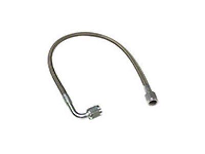 Fragola Performance Systems 4AN PFTE Black Hose Assembly Straight x 90 Degree - 412-1-2-20