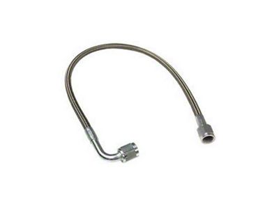 Fragola Performance Systems 4AN PFTE Hose Assembly Straight x 90 Degree 14in - 410-1-2-14