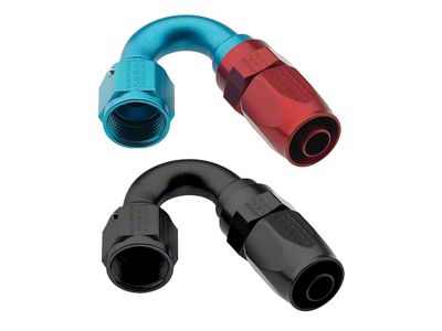 Fragola Performance Systems 4AN x 150 Degree Pro-Flow Hose End - Black - 231504-BL