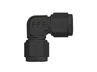 Fragola Performance Systems 4AN x 90 Degree Female Coupler - Black - 496304-BL