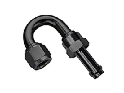 Fragola Performance Systems 6AN 180 Degree EZ Street Hose End Black - 751806-BL