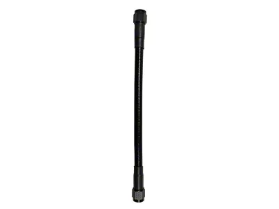 Fragola Performance Systems 6000 Series Straight X Straight PTFE Hose Assembly with Extreme Black Aluminum Nut; -6AN; 36-Inches Long