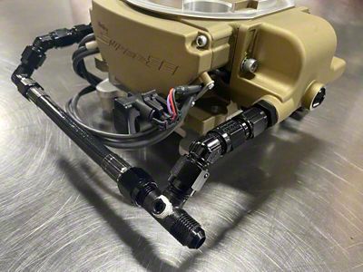 Fragola Performance Systems 6AN Holly Sniper Q-Jet EFI Feed Line - Black - 930036-BL