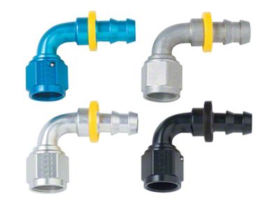 Fragola Performance Systems 6AN Push-Lite End 90 Degree - 209006