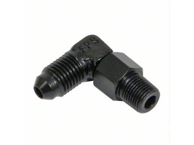 Fragola Performance Systems 6AN x 1/8 NPT 90 Degree Swivel - Black - 499162-BL