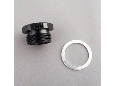 Fragola Performance Systems 7/8-20 Inlet Plug - Blank - Black - 491980-BL
