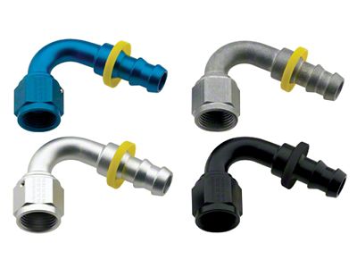 Fragola Performance Systems 8AN Push-Lite End 120 Degree - 212008