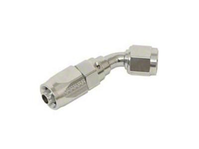 Fragola Performance Systems 8AN x 45 Degree Pro-Flow Hose End Chrome - 224508-CH