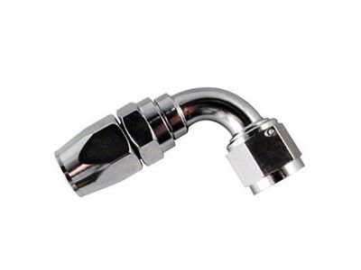 Fragola Performance Systems 8AN x 90 Degree Pro-Flow Hose End Chrome - 229008-CH