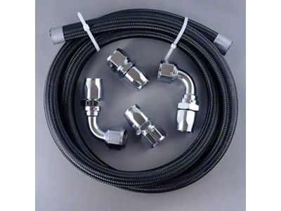 Fragola Performance Systems Vacuum Pump Plumbing Kit -12AN Black - 900649-BL