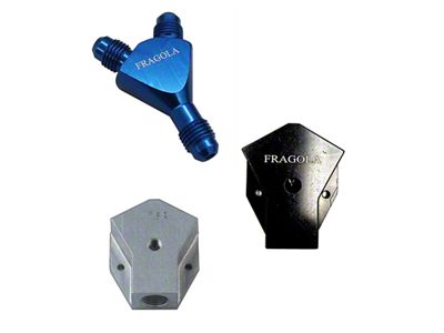 Fragola Performance Systems Y-Fitting -12AN Male Inlet x -10AN Male Outlets Black - 900613-BL