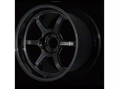 Advan R6 Titanium Black Wheel; 18x8; 45mm Offset; 5x100mm Bolt Pattern; 63mm Hub Bore