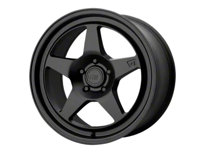 Motegi MR137 Satin Black Wheel; 18x8.5; 45mm Offset; 5x100mm Bolt Pattern; 72.56mm Hub Bore