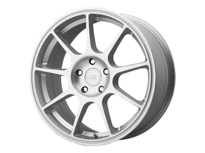Motegi MR138 Hyper Silver Wheel; 19x8.5; 45mm Offset; 5x100mm Bolt Pattern; 72.56mm Hub Bore